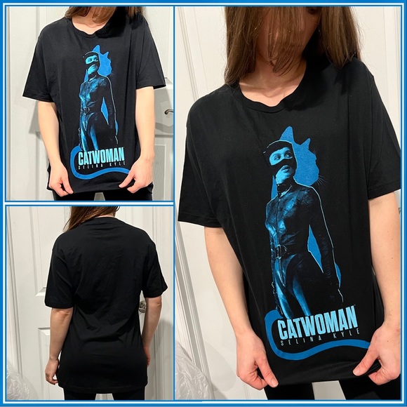 The Batman Catwoman Selina Kyle Zoë Kravitz Shirt Size - Picture 1 of 2